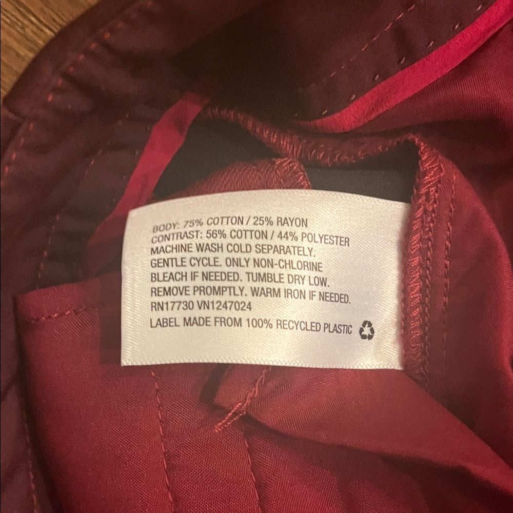 Altuzarra For Target Crimson Red Velvet Tuxedo Ankle Cropped Pants Size 2 - Picture 7 of 7